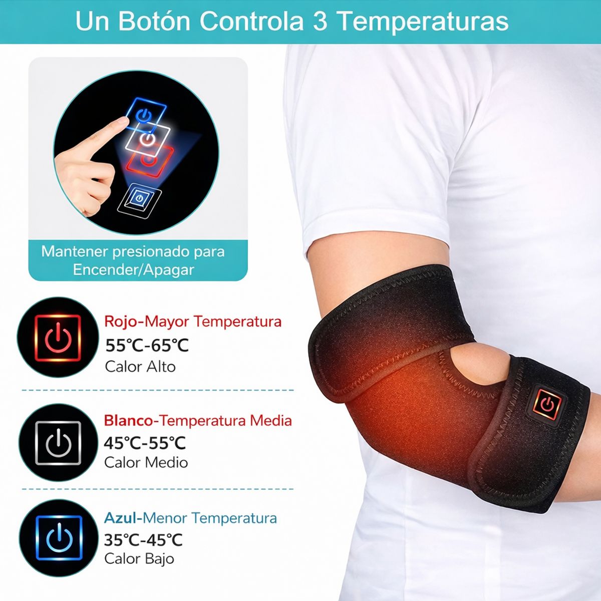 MOVI - Codera Térmica Inteligente 3 Niveles de Calor