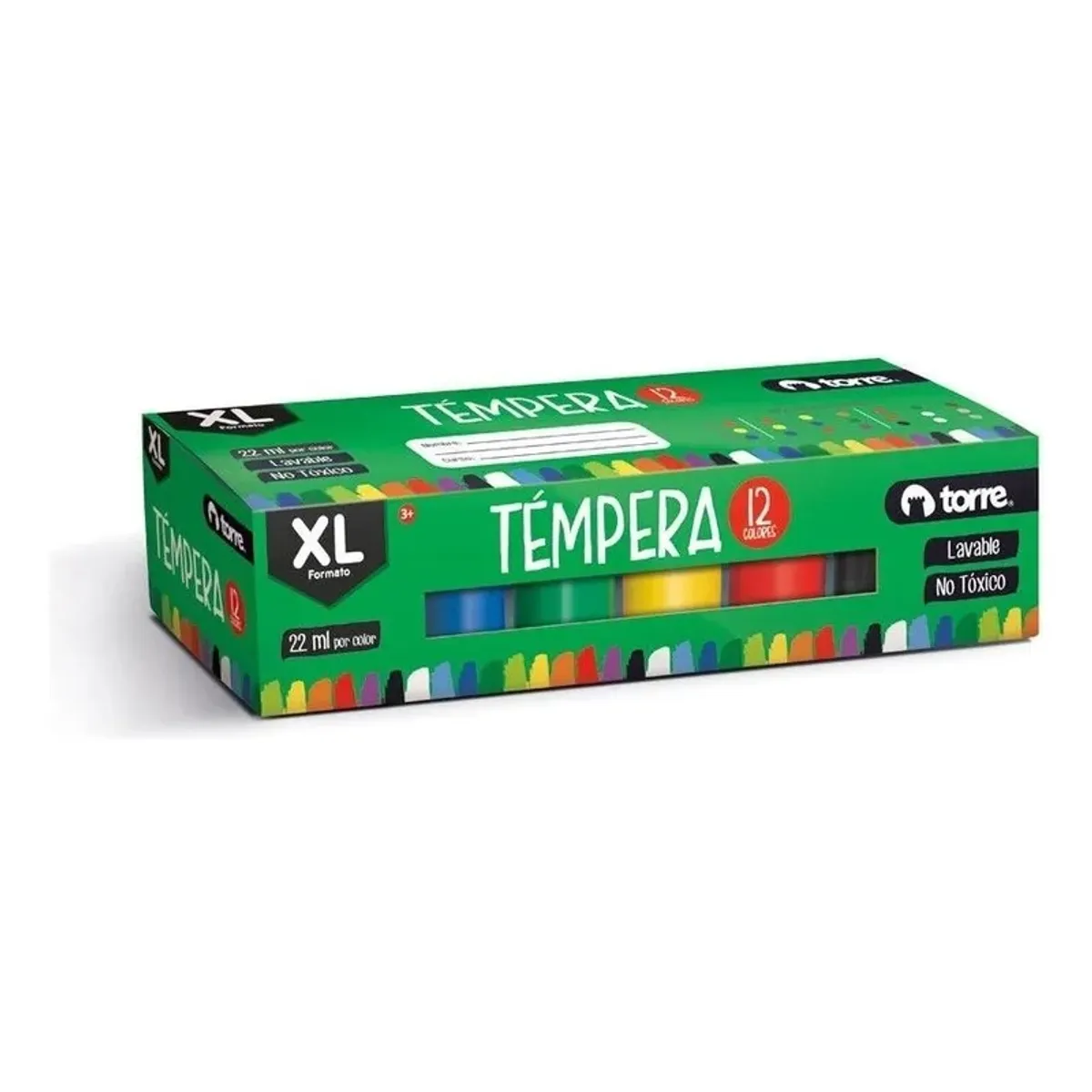 TORRE - Tempera 12 Colores Xl Torre Imagia
