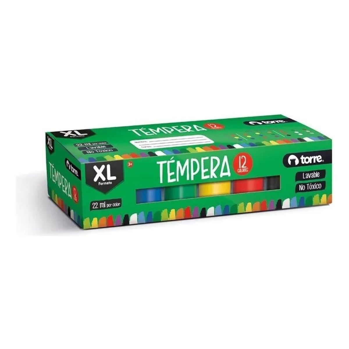 TORRE - Tempera 12 Colores Xl Torre Imagia