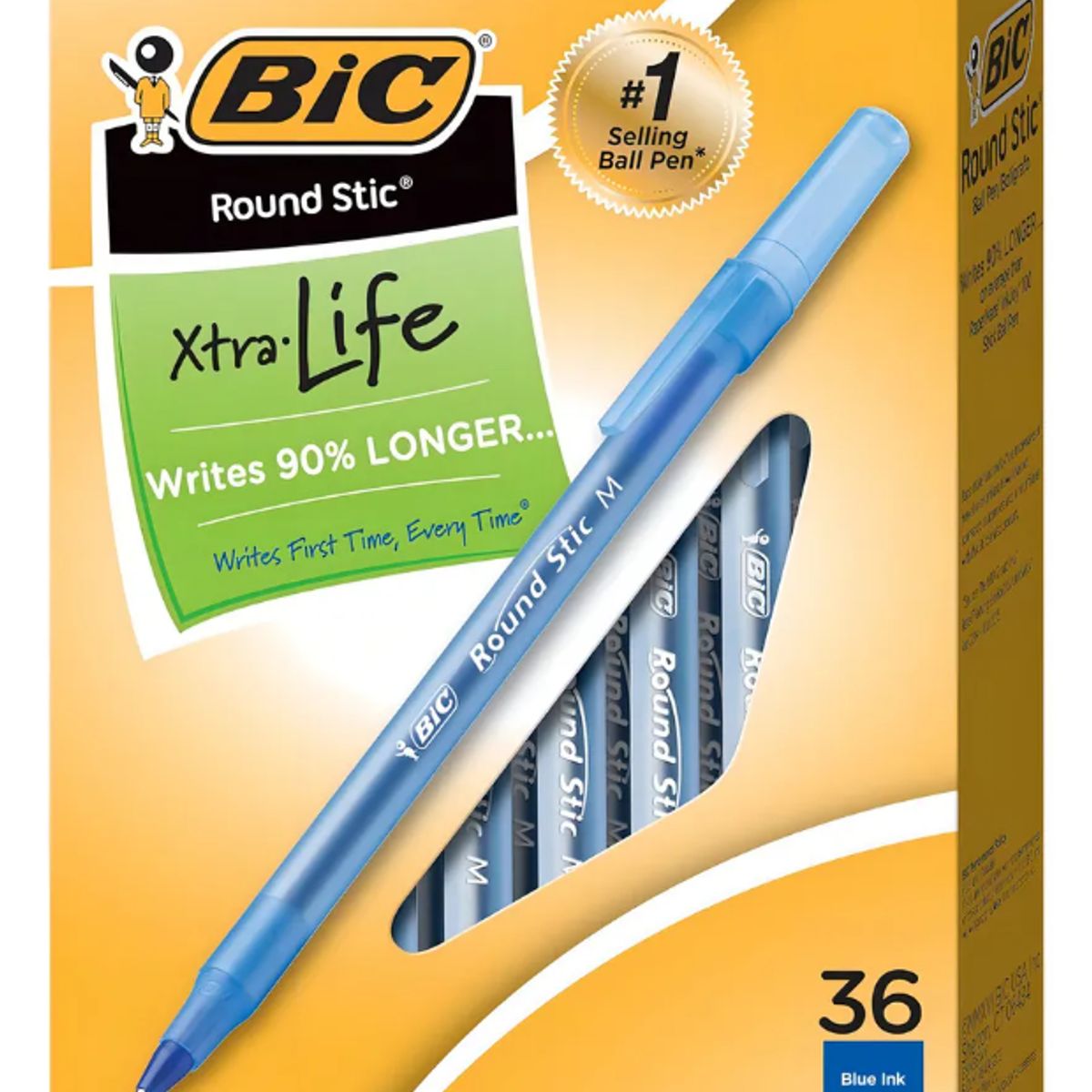GENERICO - Pack 36 Bic extra life azul