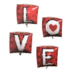 GENERICO - GLOBO METALICO 22 ORBZ LOVE CUADRADO X1 UNI