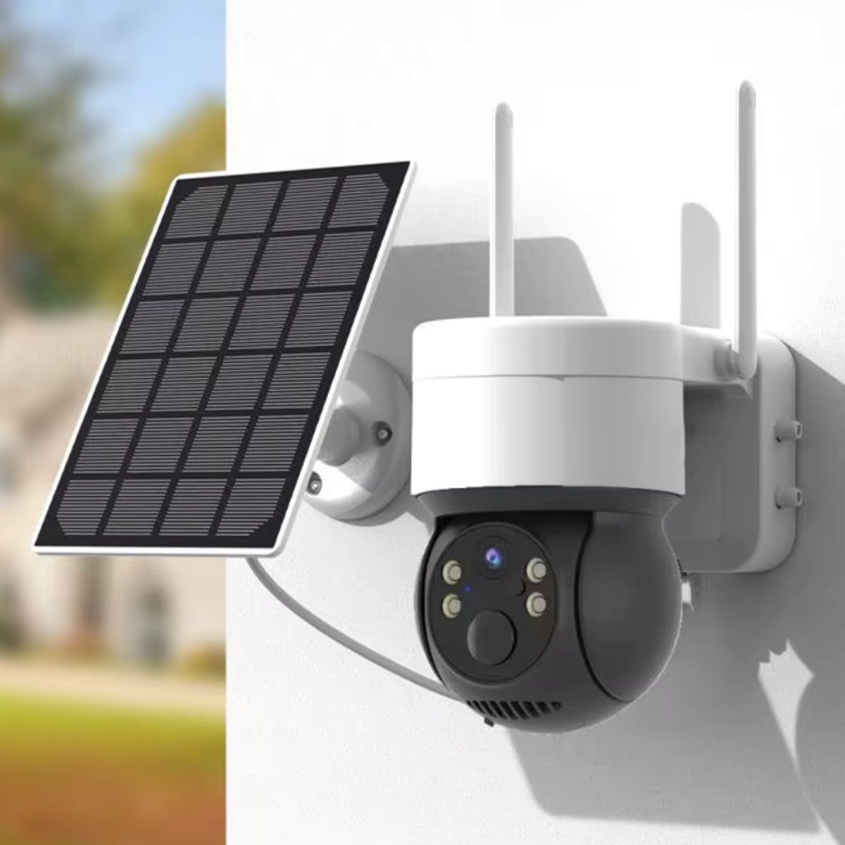 DAEWOO - Cámara de Seguridad IP WIFI con Panel Solar Full HD Daewoo