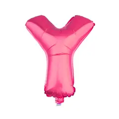GENERICO - GLOBO METALICO 26 FUCSIA LETRA Y X1 UNI