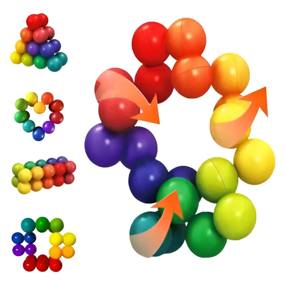 GENERICO - Bolas Magicas Sensoriales Antiestrés Y De Estimulación