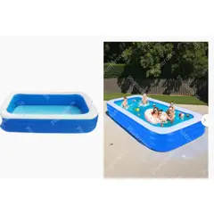 ANGELES DEL HOGAR - PISCINA RECTANGULAR INFLABLE 305X183X60 CM
