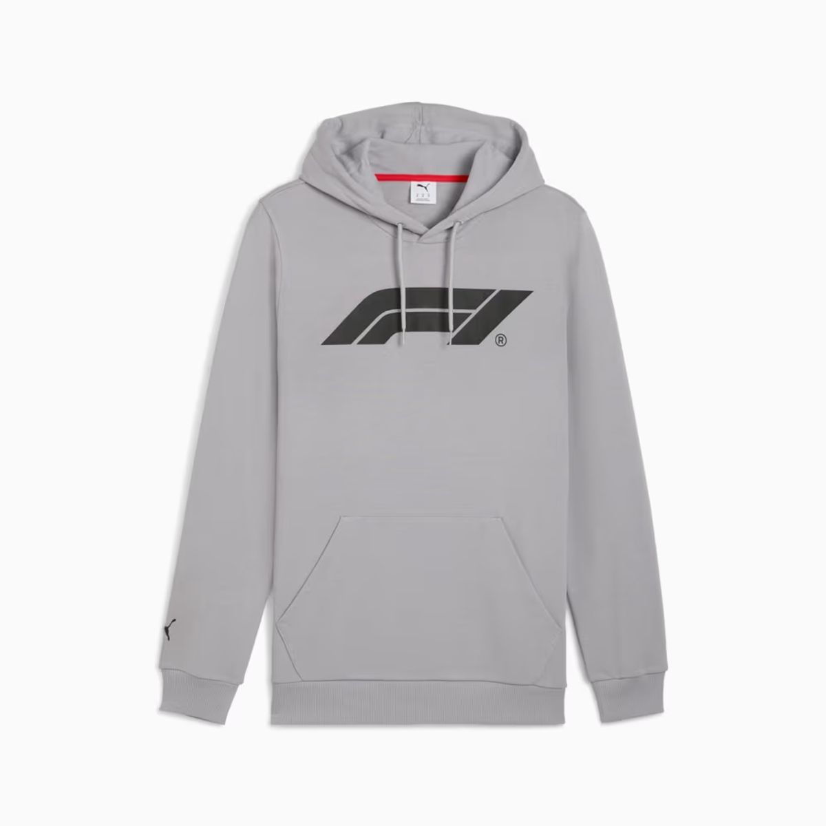 PUMA - Poleron PUMA Essentials Logo Tee F1 con capucha Oficial Gris