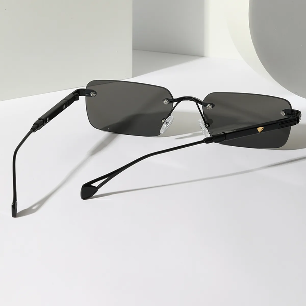 POLASUP - POLASUP hombre GAFAS mujer LENTES de sol unisex UV400 Moda retro clásico lentes gris Protección UV