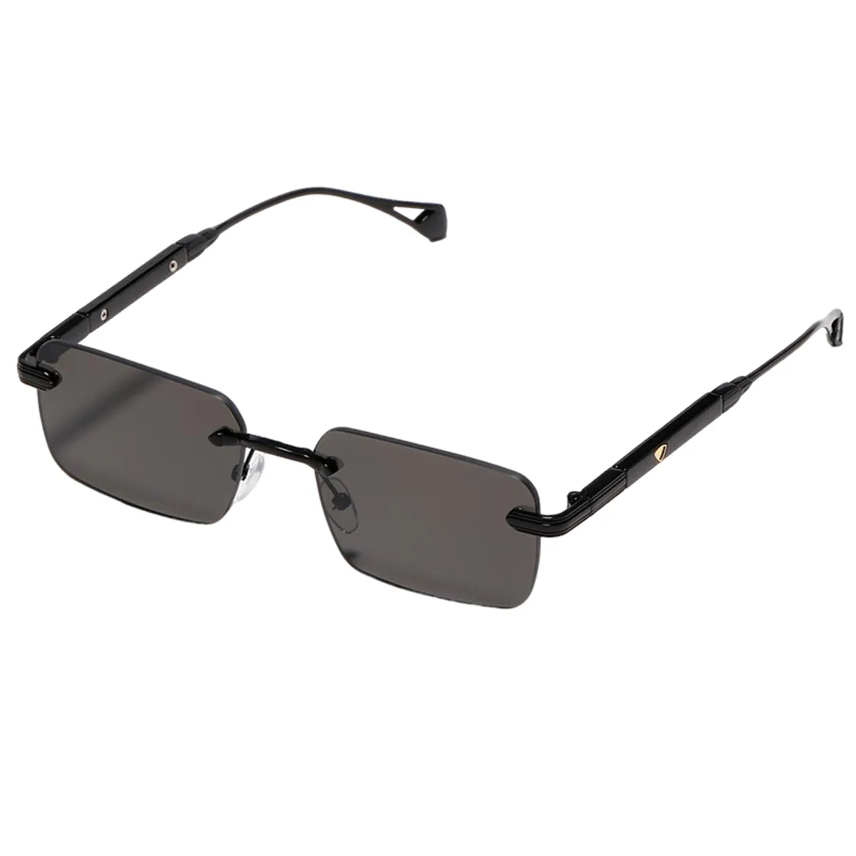 POLASUP - POLASUP hombre GAFAS mujer LENTES de sol unisex UV400 Moda retro clásico lentes gris Protección UV