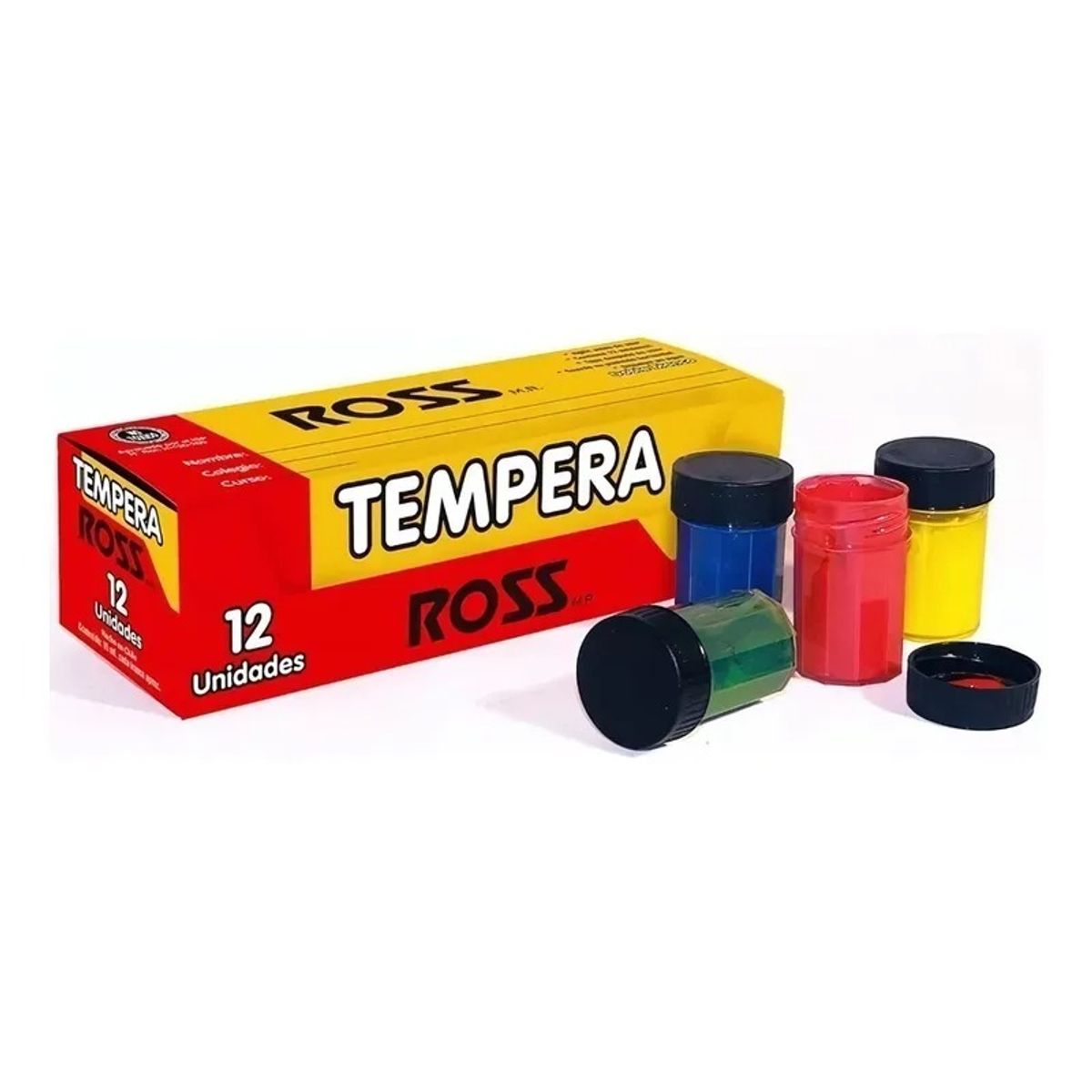 GENERICO - Tempera Ross 12 Colores