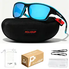 POLASUP - LENTES Gafas de sol deportivas polarizadas hombre mujer protección UV400 ideales conducir y pescar