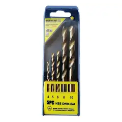 KAMASA - Juego / Set De 5 Brocas Para Metal, Hierro