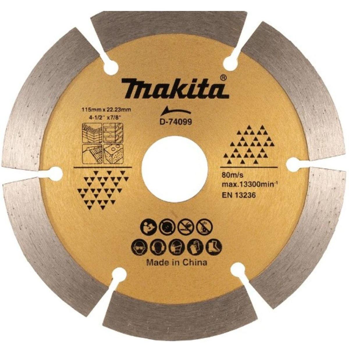 MAKITA - Disco Diamantado 115mm SEG/UNIVERSAL Makita D-74099