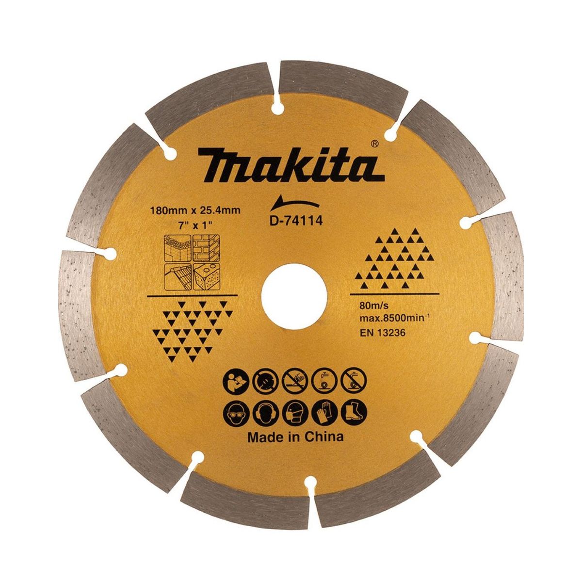 MAKITA - Disco Diamantado 180mm SEG/UNIVERSAL Makita D-74114