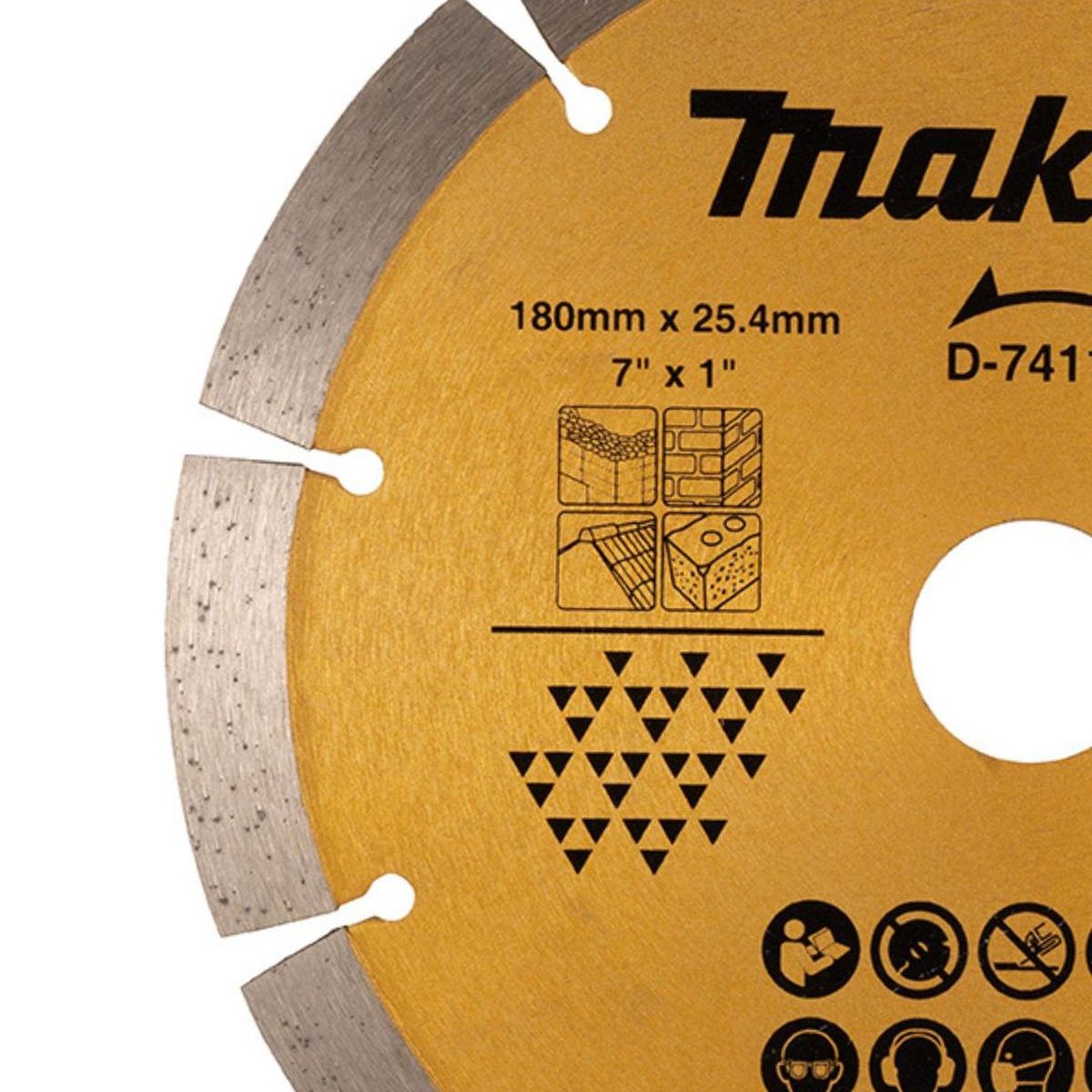 MAKITA - Disco Diamantado 180mm SEG/UNIVERSAL Makita D-74114