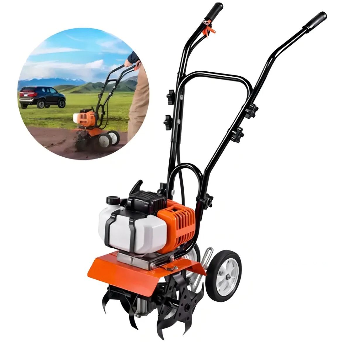 ALTERNATIVE - Motocultivador 52cc Motor 2 Tiempos  - Profesional Japon