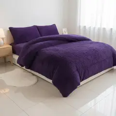 GENERICO - Cobertor Peludo Invierno Con Chiporro De 1.5 Plazas 1 Funda - Multicolor - 1,5 Plazas