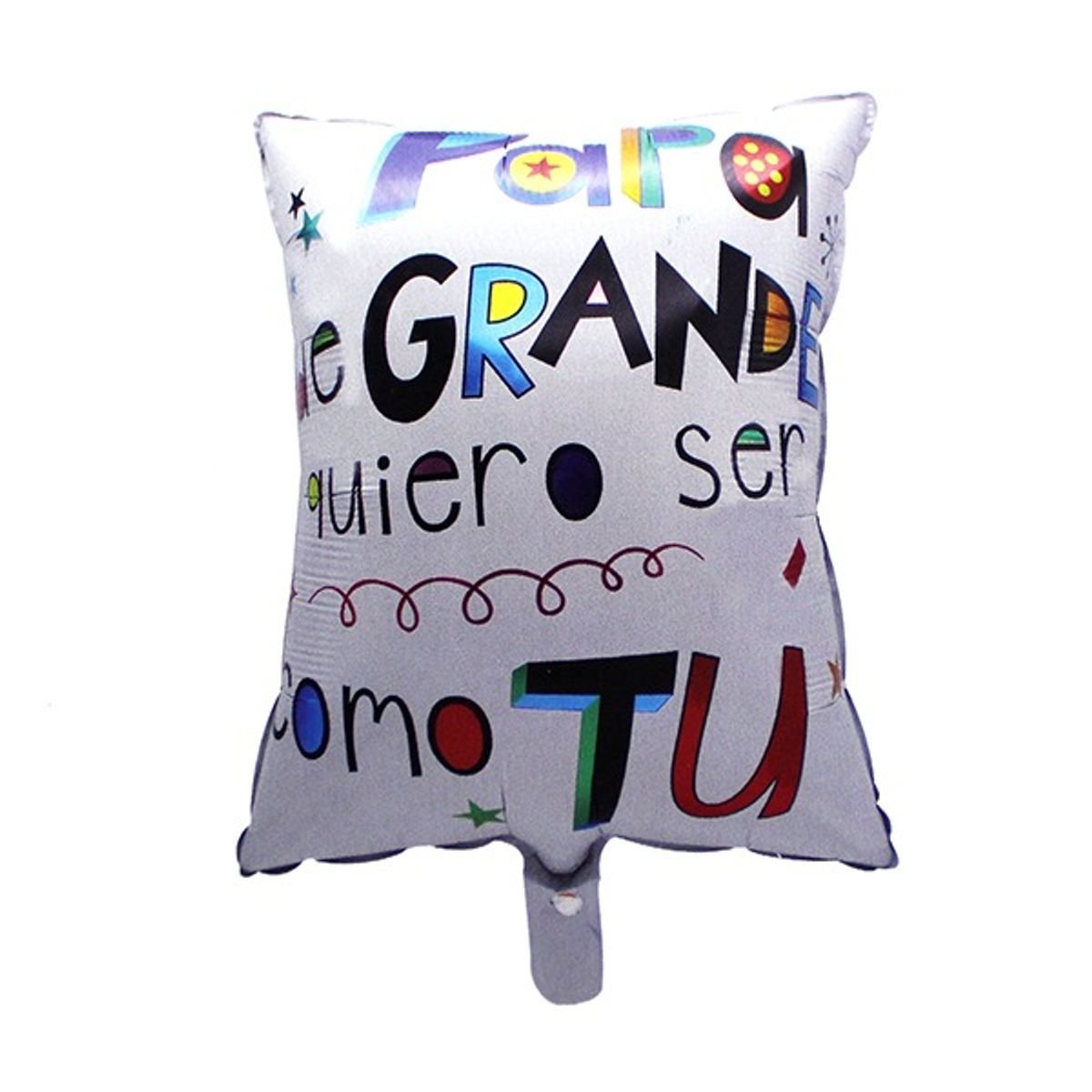 GENERICO - GLOBO METALICO 64X45 CM PAPA DE GRANDE X1 UNI