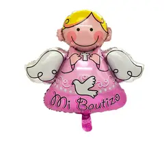 GENERICO - GLOBO METALICO 70X71 MI BAUTIZO NENA X1 UNI