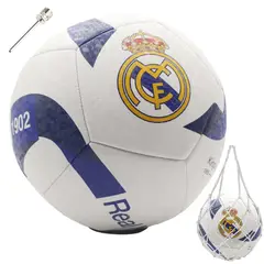 DRB - Balon Futbol Pelota Futbol T5 Flag Real Madrid Bote Alto