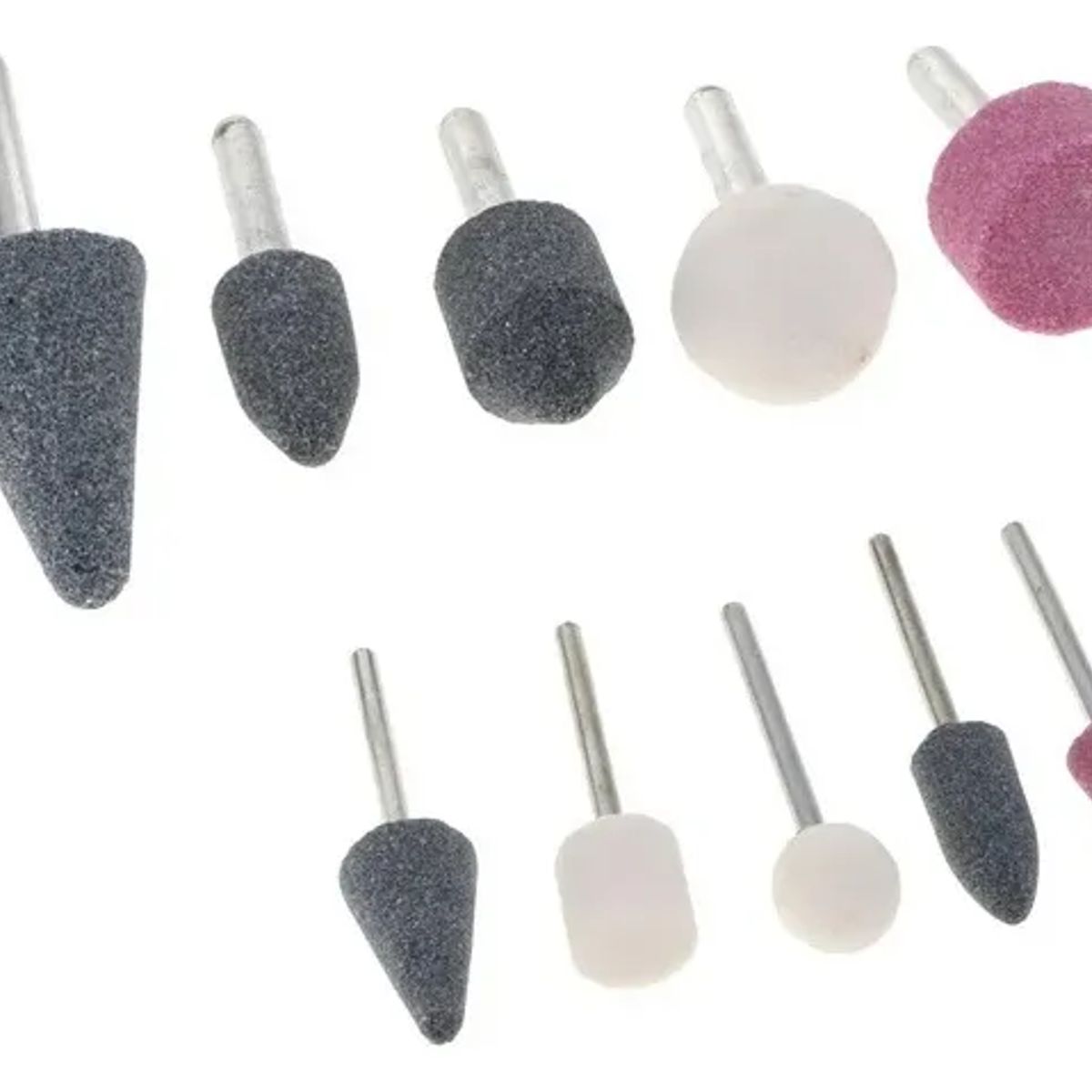 GENERICO - Set 10 Puntas Abrasivas Para Taladro Brocas Fresas Rotativas