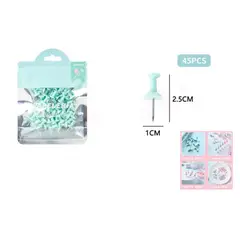 GENERICO - Chincheta puntina 45pcs De 1x2cm