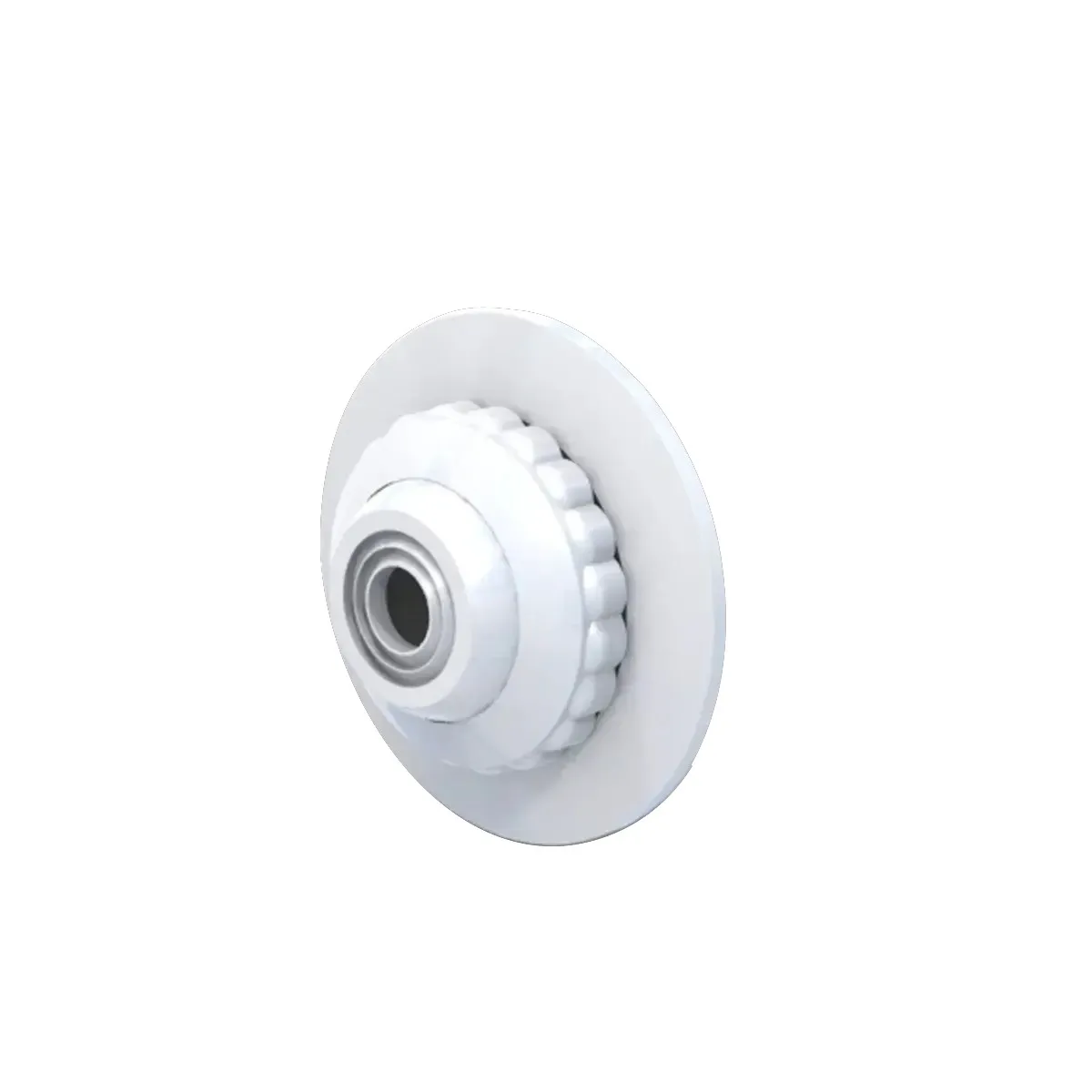 VULCANO - Retorno Orientable Vulcano Hormigón Insertable 50mm Blanco