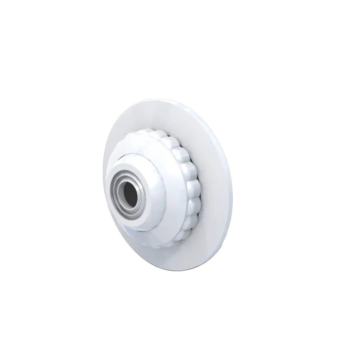 VULCANO - Retorno Orientable Vulcano Hormigón Insertable 50mm Blanco