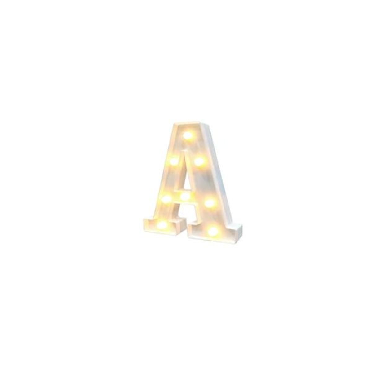 GENERICO - Letras led 22cm A Para Decorar