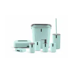 GENERICO - Juego De Baño 8 Piezas Accesorios Elegante para Decorar el baño Calipso Set