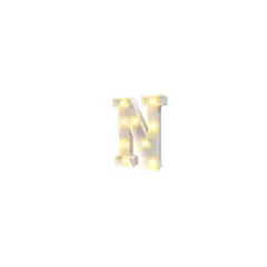 GENERICO - Letras led 22cm n Para Decoracion