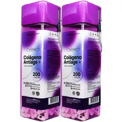 NATURAL FARM - 2X Colageno Antiage + Coenzima Q10+ Vit C 200 Caps Made In Usa