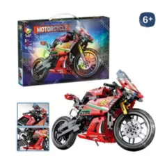 ANGELES DEL HOGAR - BLOQUES DE CONSTRUCCION MOTORCYCLE JUEGO ARMABLE 470PCS