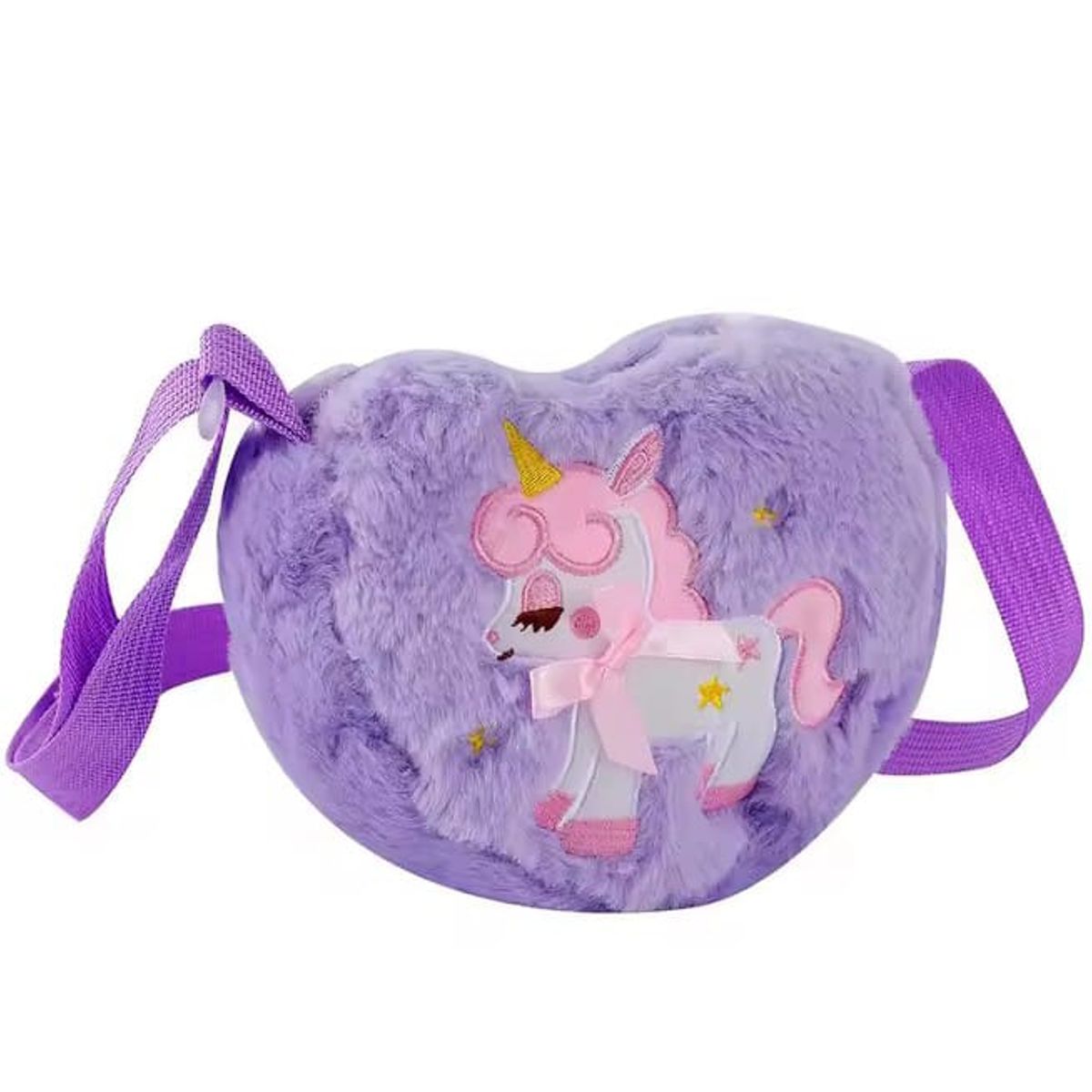 GENERICO - Cartera pequeña linda suave 20 x 16 cm para niña