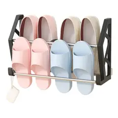 GENERICO - X2 Organizador Zapatero Colgante Organizador Para Zapatos Negro