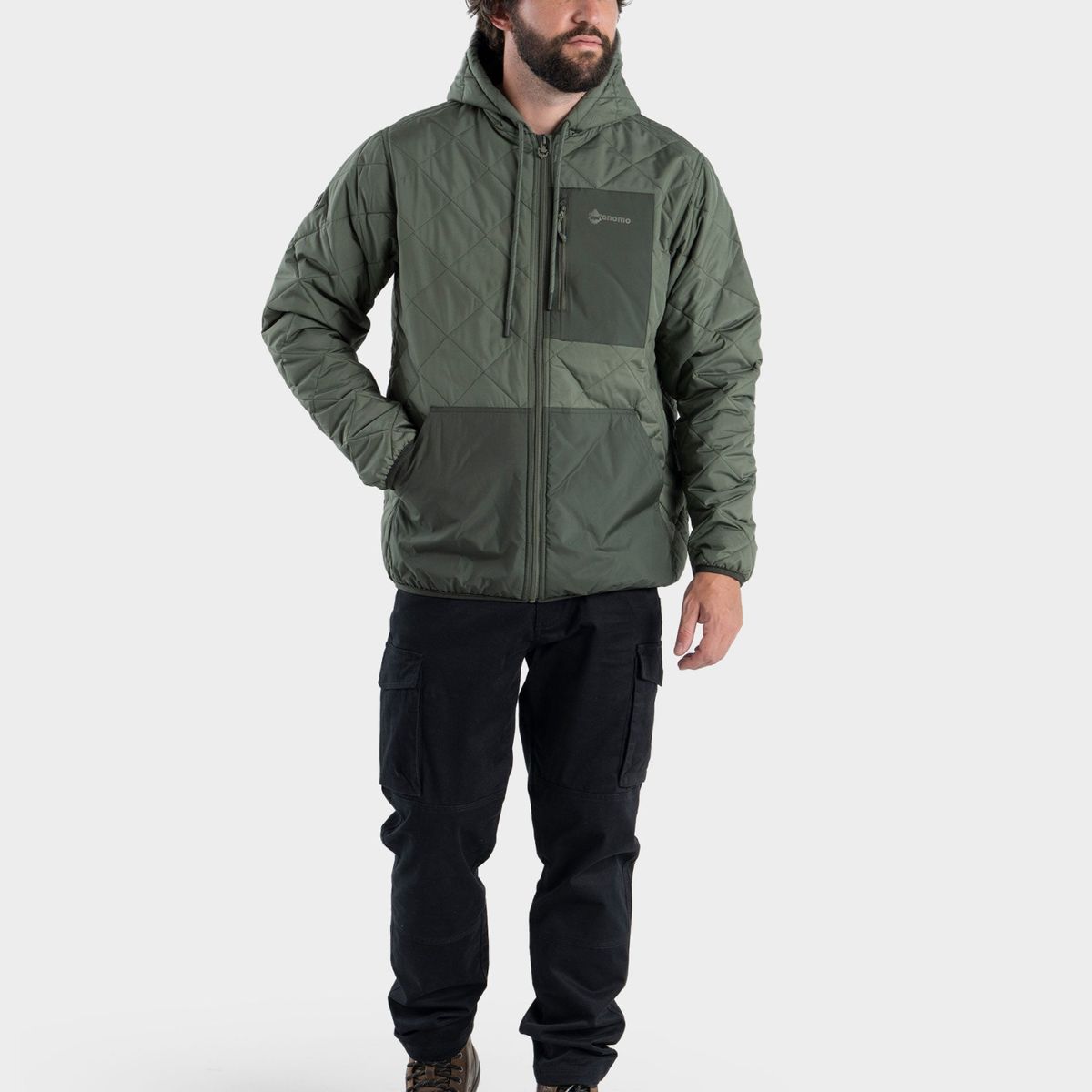 GNOMO - Parka Hoodie Eco Hukni Hombre Gnomo