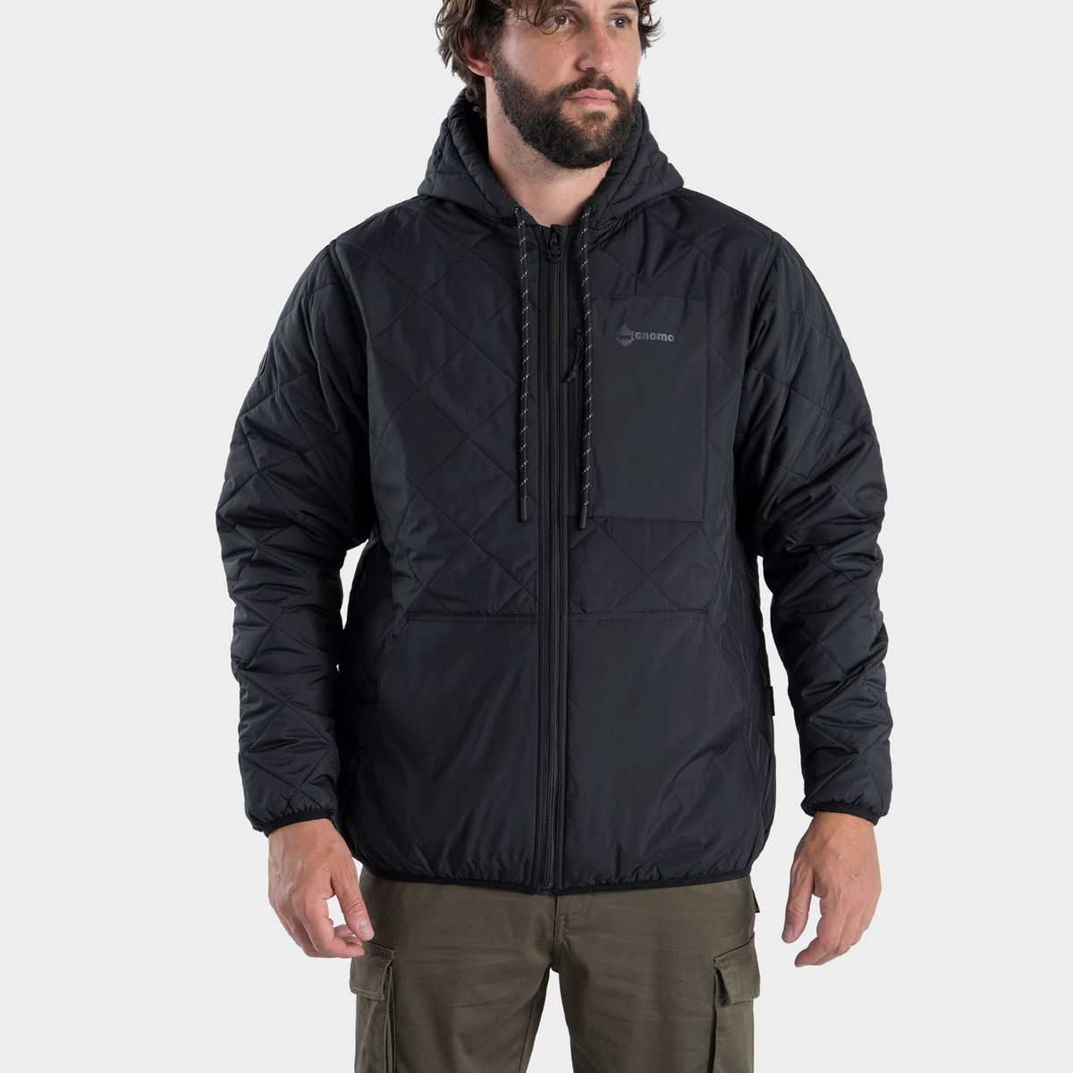 GNOMO - Parka Hoodie Eco Hukni Hombre Gnomo