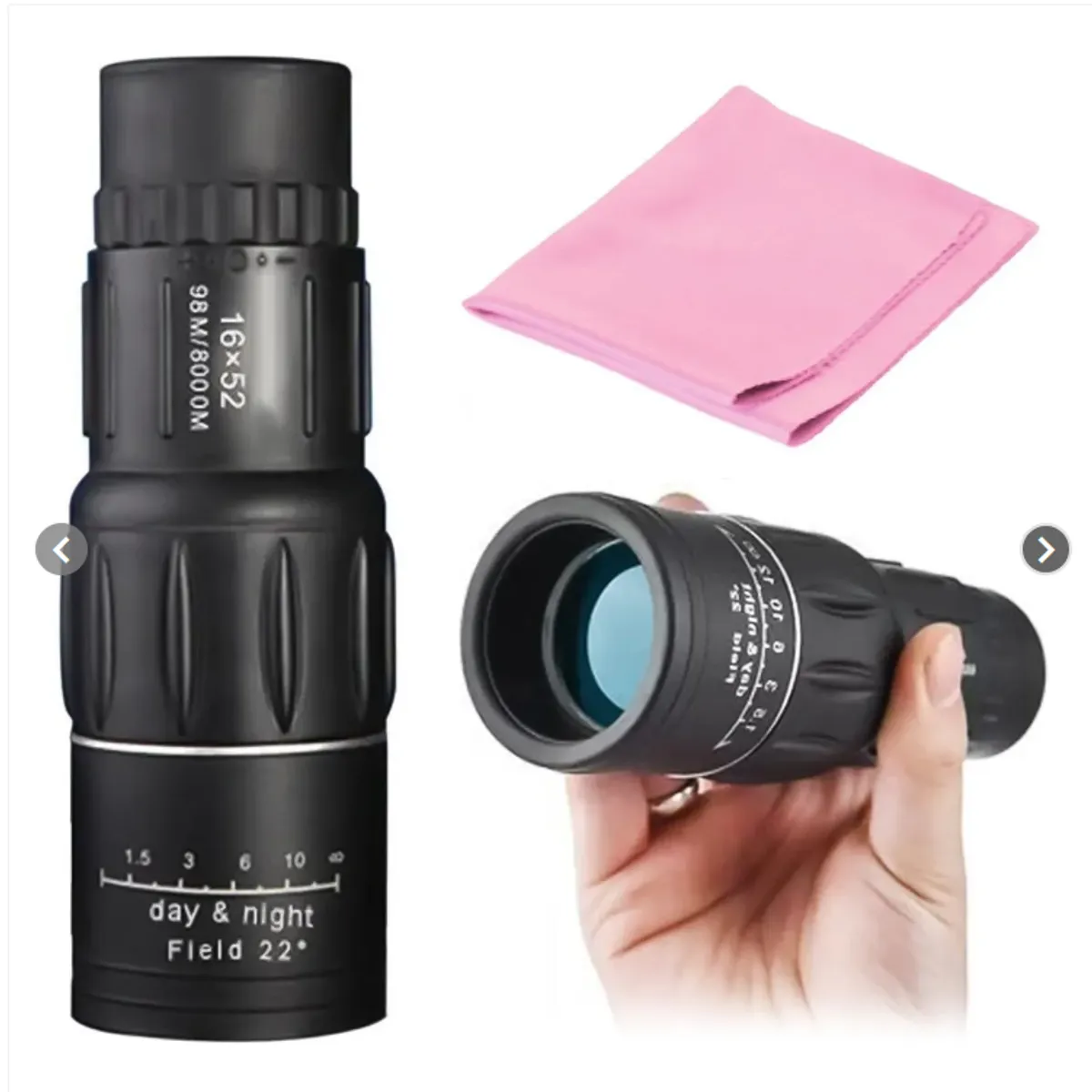 GENERICO - Monocular 16x52 De Largo Alcance 8000m