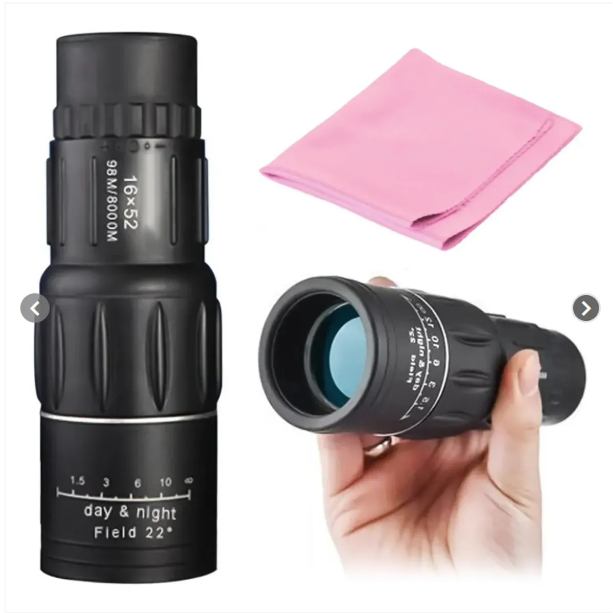 GENERICO - Monocular 16x52 De Largo Alcance 8000m