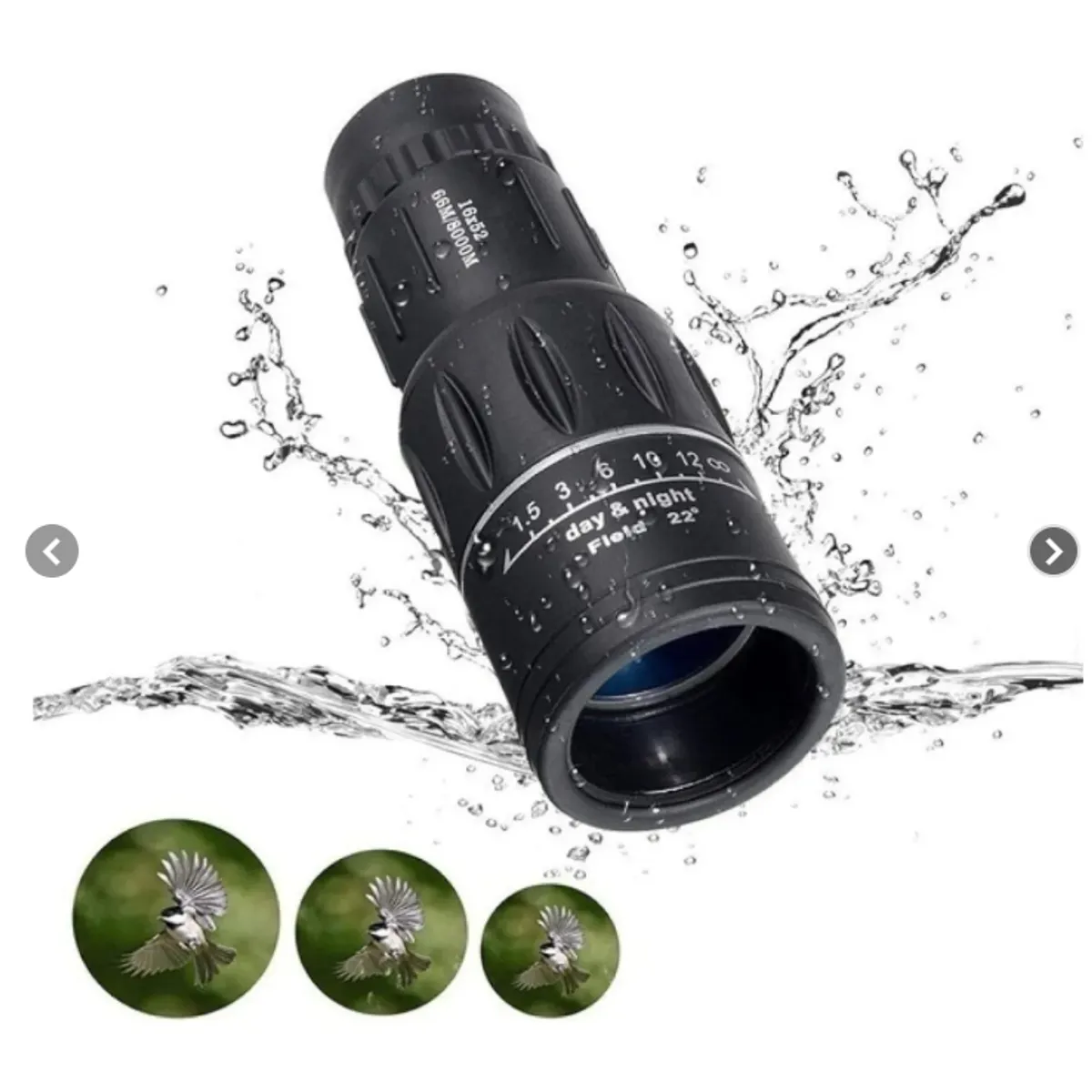 GENERICO - Monocular 16x52 De Largo Alcance 8000m
