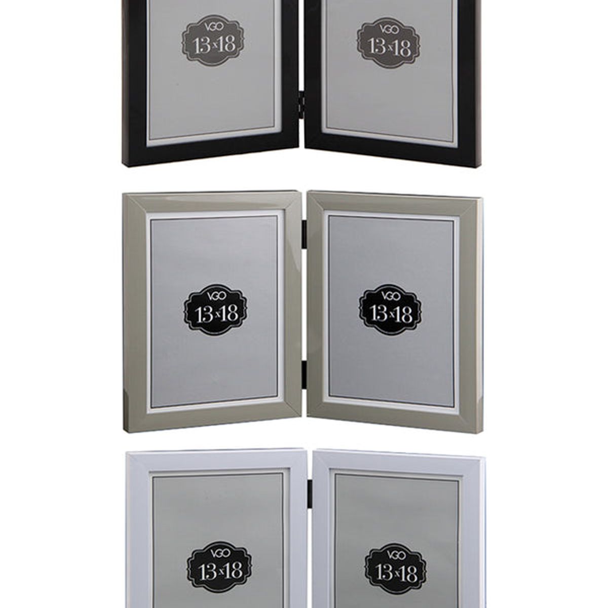 VGO - MARCO 10x15 PLASTICO DOBLE Blanco VGO
