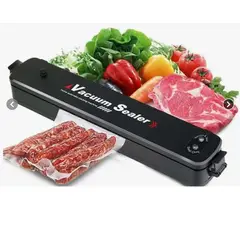 GENERICO - Maquina Selladora Al Vacío Alimentos Sellador Bolsas mas 5 bolsas de regalo