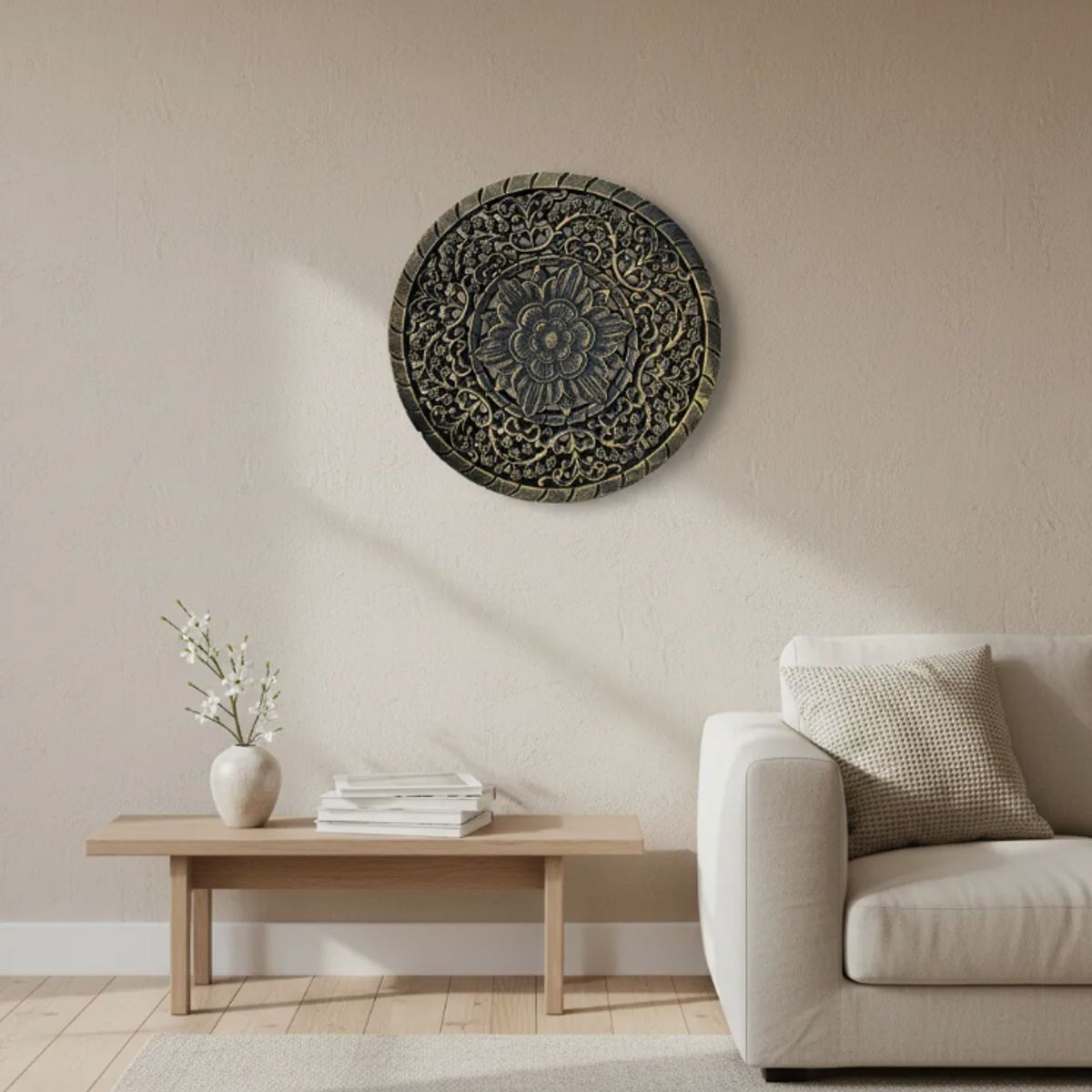 GENERICO - Cuadro Genérico 35 Cm Madera Panel Único Decorativo