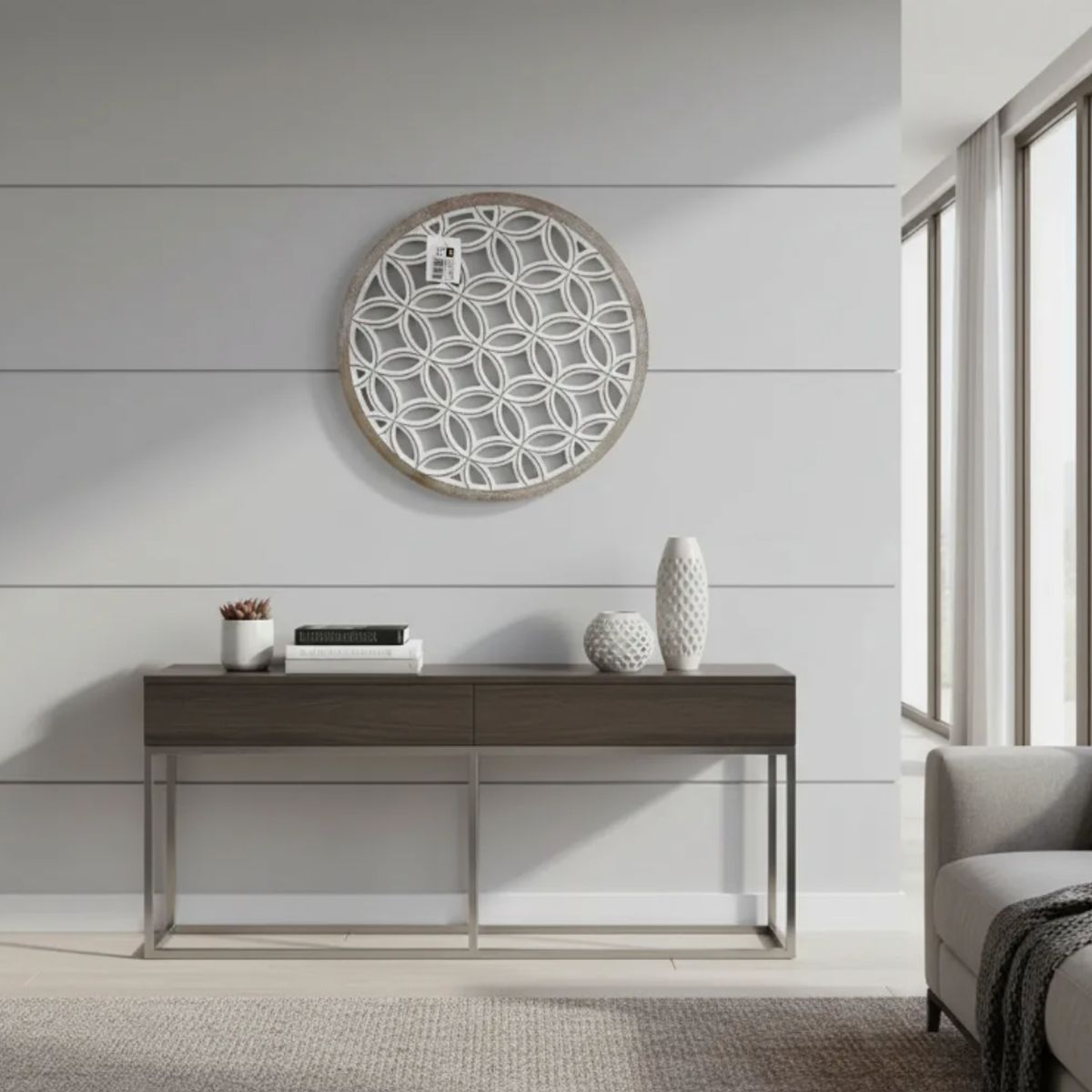 GENERICO - Cuadro Genérico 35 Cm Madera Panel Único Decorativo