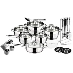 BLAUMANN - BATERIA DE COCINA 27 PZS GOURMET LINE ACERO INOXIDABLE