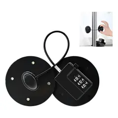 GENERICO - Candado Autoadhesivo Con Clave Muebles Electrodomésticos Negro