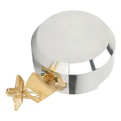 GENERICO - Candados Puck Lock Con Grillete Oculto De Alta Seguridad Plateado