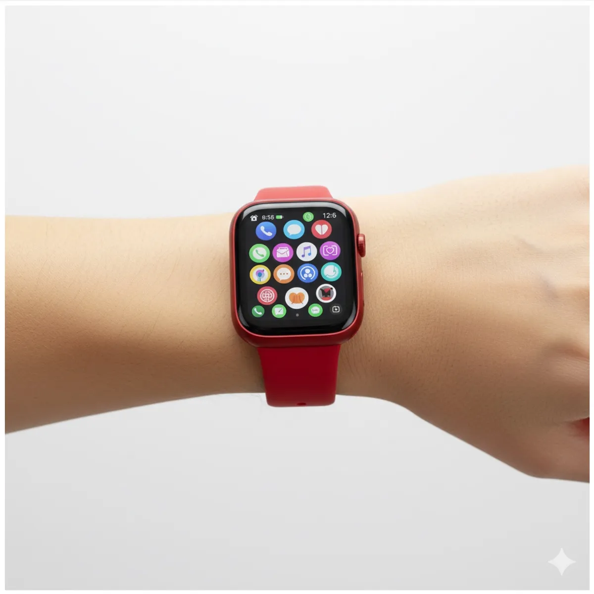 GENERICO - Smartwatch con Pantalla Táctil de 23” Conectividad Bluetooth Funciones Deportivas Resistente IP67