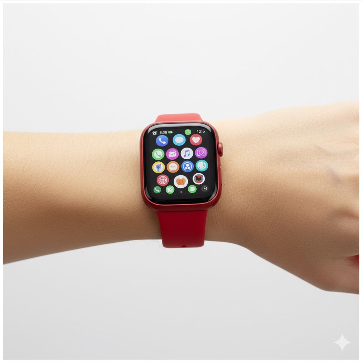 GENERICO - Smartwatch con Pantalla Táctil de 23” Conectividad Bluetooth Funciones Deportivas Resistente IP67