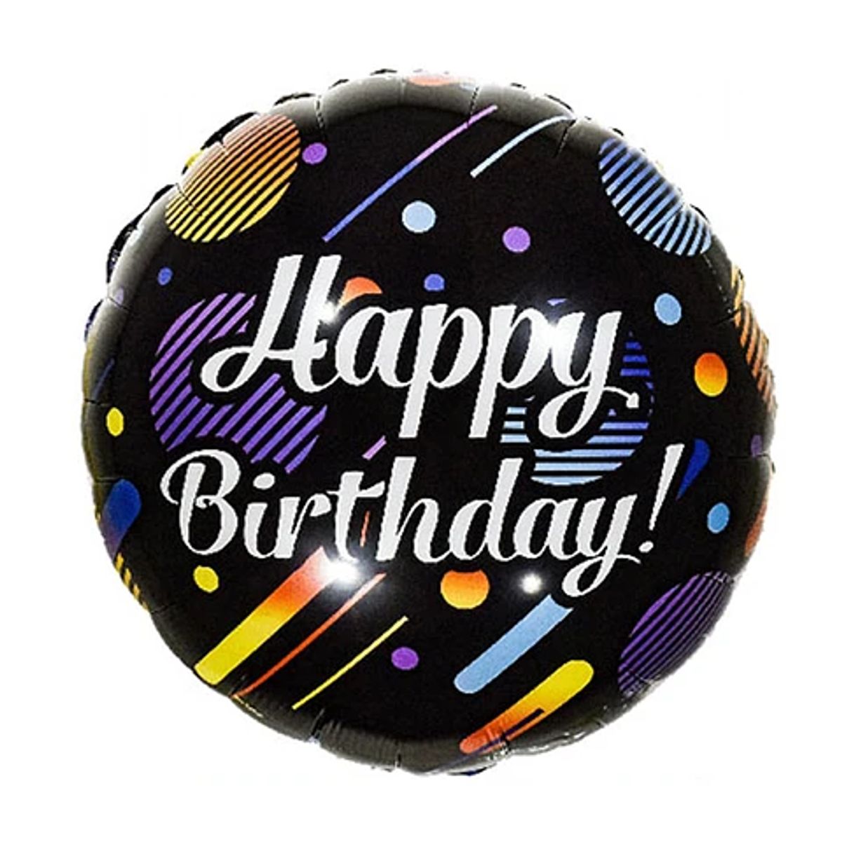 GENERICO - Globo metálico happy birthday