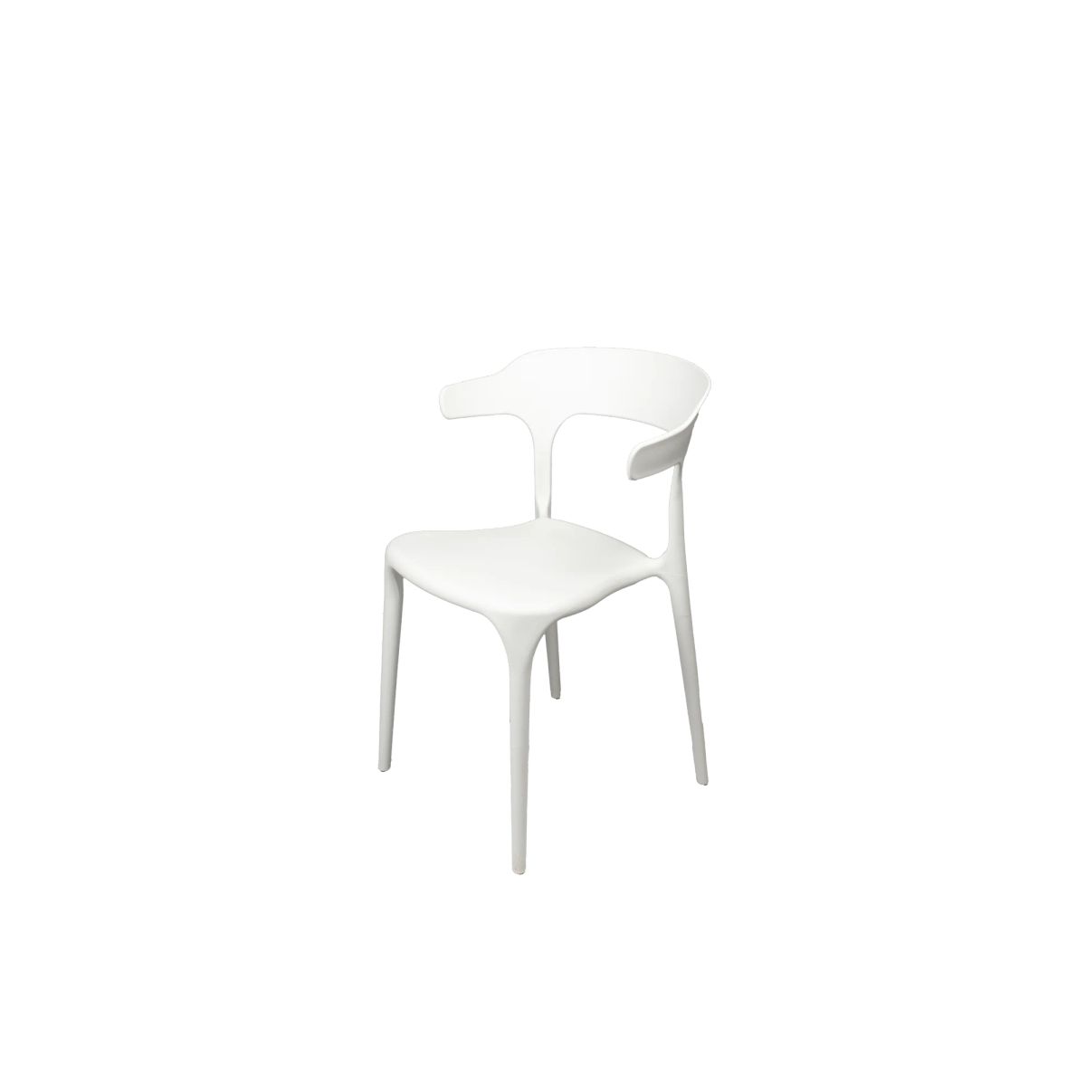 GENERICO - Silla Reforzada para Restaurante / Terraza - Negro Acero inoxidable